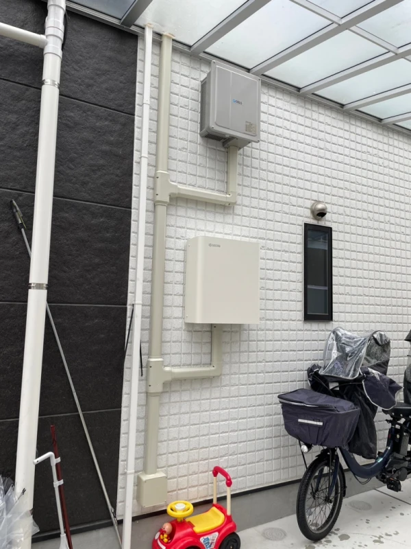 【2024年04月09日施工】伊丹市 I様邸 蓄電池設置